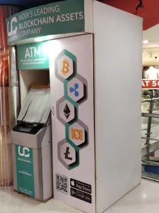 hindistan'ın en büyük kripto para değişim borsası unocoin'in kripto atm'leri ortaya çıktı unocoin atm 1