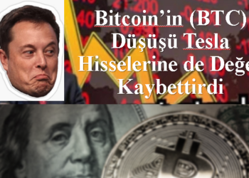 Bitcoin’in (BTC) Düşüşü Tesla Hisselerine de Değer Kaybettirdi