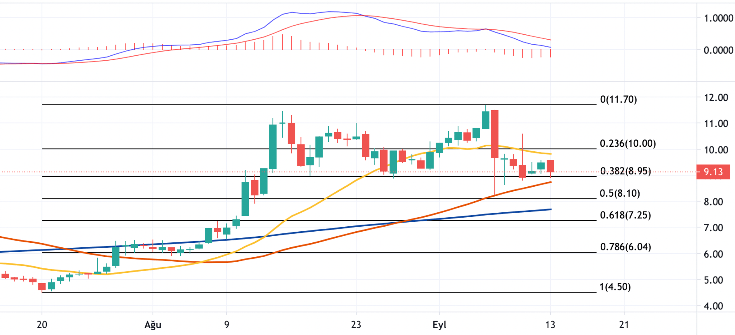 13 Eylül 2021 Ripple Teknik Analizi