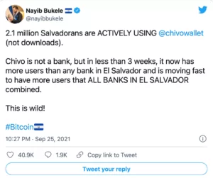 el salvador'da nüfusun üçte biri, chivo btc cüzdanını kullanıyor nayib bukele