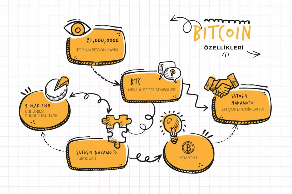 Bitcoin Nedir İnfografik