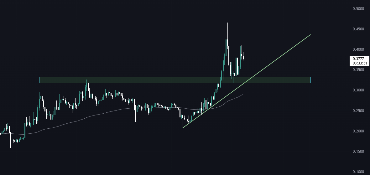 bugün bu altcoin pozitif ayrışıyor! fiyat çok hareketli tlm