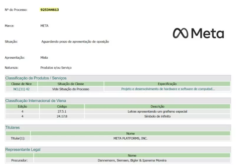 meta, bitcoin ve kripto hizmetlerini ticari marka haline getirmek i̇çin brezilya'ya gidiyor meta trademark