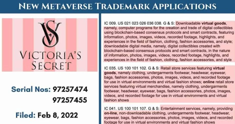 ünlü marka victoria’s secret metaverse’e mi giriyor? victir