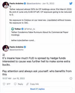 Tether, Rezervleri Hakkında Çıkan İddiaları Yalanladı 10