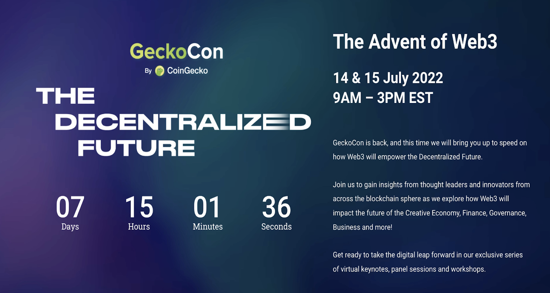 GeckoCon 2022 Etkinliğine Sayılı Günler Kaldı