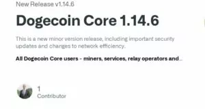 Dogecoin'in Yeni Sürümü Yayınladı: Dogecoin Core 1.14.6 9 1