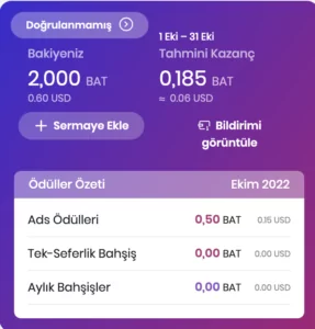 brave browser bat çekme