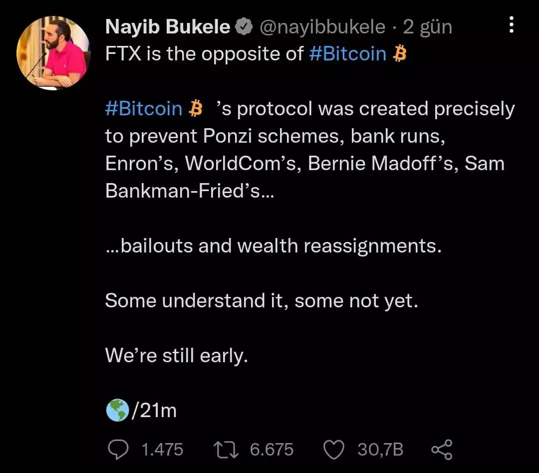 El Salvador Başkanı Bukele’den Bitcoin’i Destekleyici Açıklama F4A5342C 6068 4FB6 B679 21810F2FB6A1