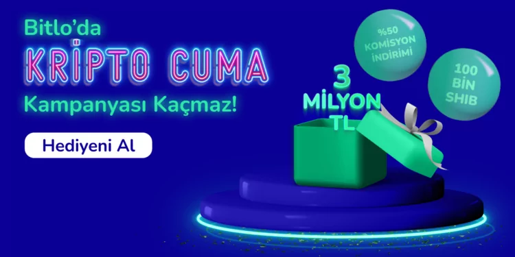 Bitlo'dan 4 Yeni Kampanya : Kripto Cuma Kampanyaları 1 Bitlo’dan 4 Yeni Kampanya : Kripto Cuma Kampanyaları