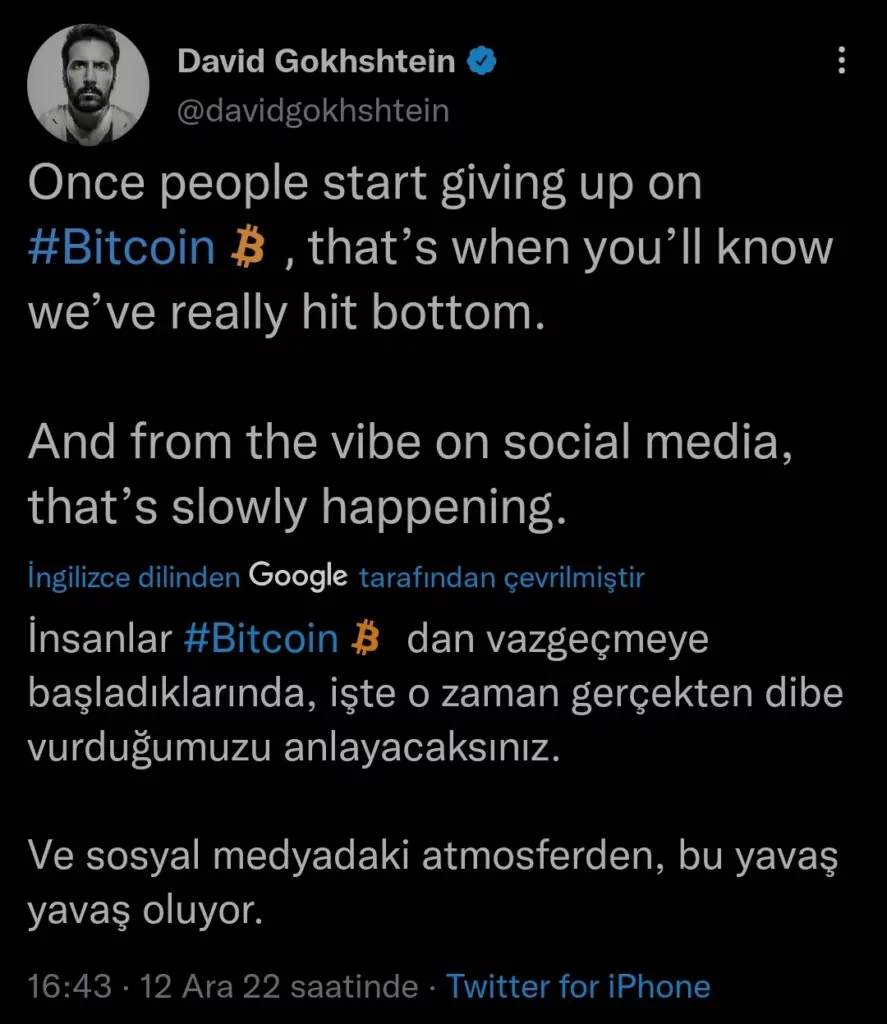 David Gokhshtein'den Bitcoin Yorumu 1670879646947