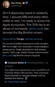 metamask, apple’ı eleştiri yağmuruna tuttu!