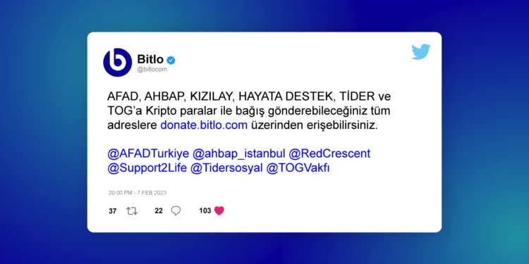 Tüm Kripto Para Bağış Cüzdanlarına Bitlo'dan Erişebilirsiniz 1 Tüm Kripto Para Bağış Cüzdanlarına Bitlo’dan Erişebilirsiniz